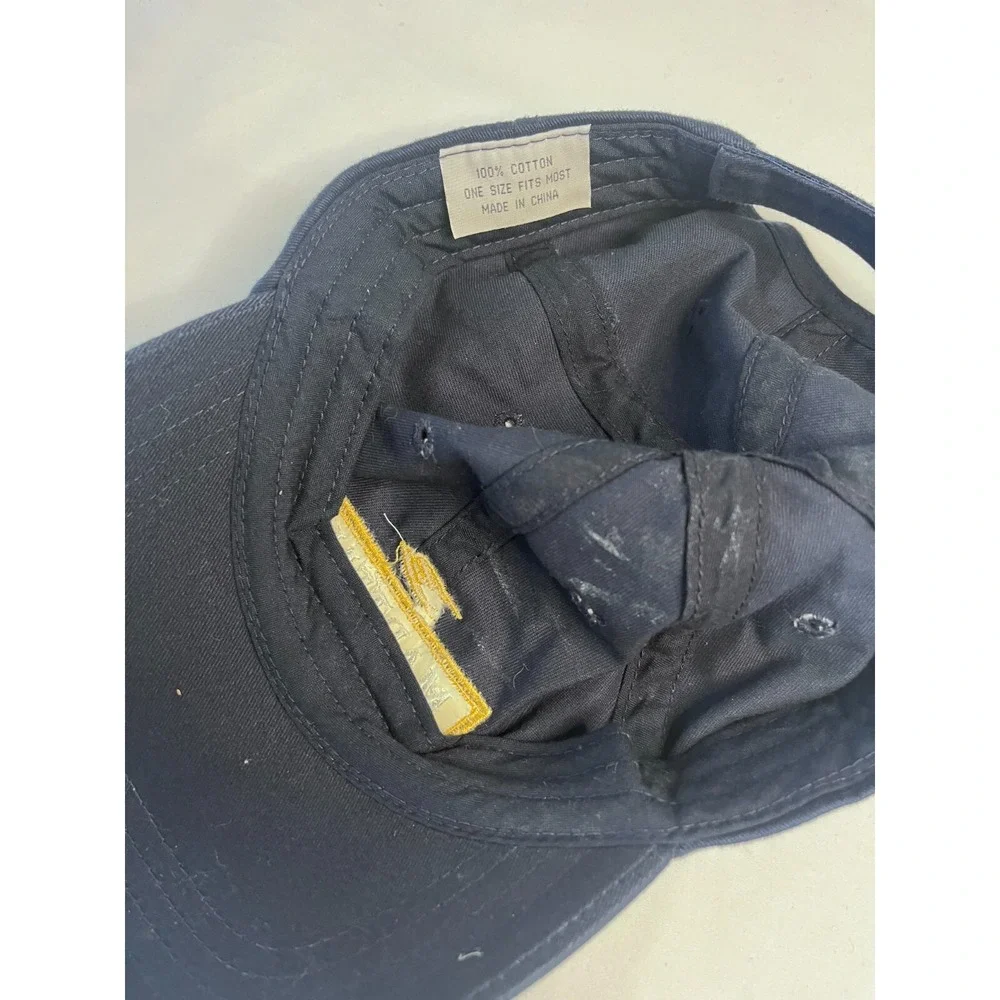 Martell Cognac Limited Edition Logo SnapBack Hat Cap Navy Blue Canada Pin‎